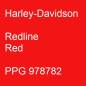 Preview: Harley-Davidson, Redline Red, PPG 978782.